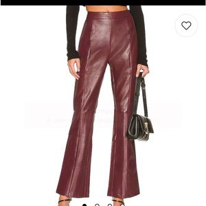 Superdown Marisol Flare Leather Pants